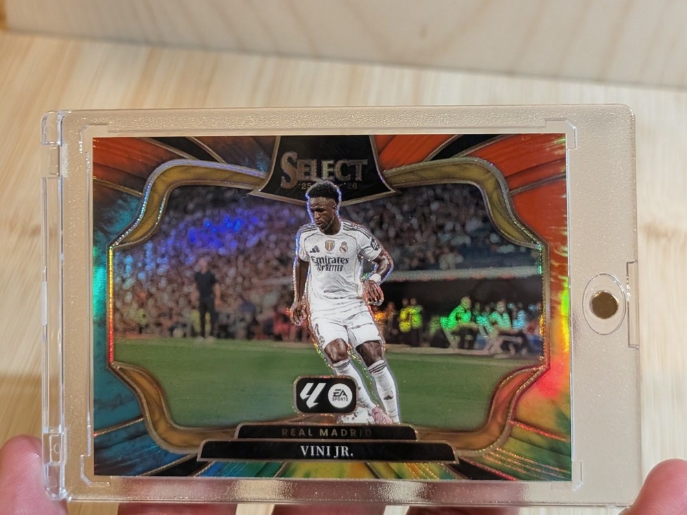 2025-26 Select La Liga Vini Jr. Field Level Tie-Dye Prizm /25 Bookend!!!