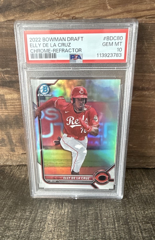 2022 Bowman Draft – Chrome Elly De La Cruz #BDC-80 Refractor Does Not Say…