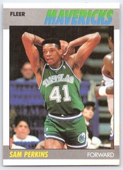 1987-88 Fleer #84 Sam Perkins Dallas Mavericks