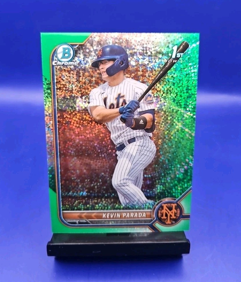 Kevin Parada 1st Bowman Green Speckle /99 – 2022 Bowman Chrome – BDC-47