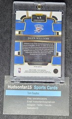 Jalen Williams 2023-24 Panini Select #9 Concourse Gold Cracked Ice 3/10 Thunder
