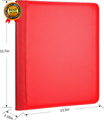 Toploader Binder Holds 288 Toploaders 9 Pocket Top Loader Binders with Sleeves