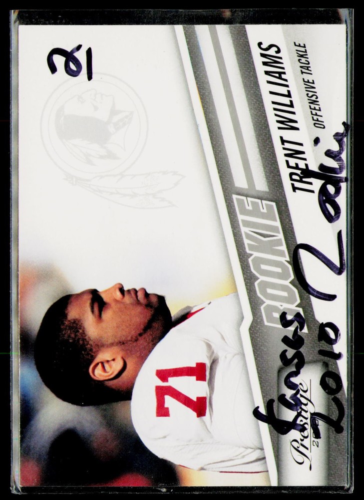 2010 Panini Prestige #299 Trent Williams