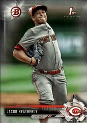 2017 Bowman Draft #BD-18 Jacob Heatherly Cincinnati Reds
