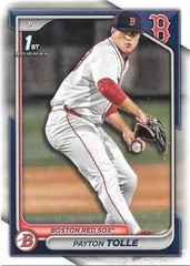 2024 Bowman Draft Paper Payton Tolle 1st Rookie RC Base #BD-63 Red Sox