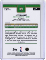 2025-26 Topps Chrome – Luke Kornet Geometric Orange Refractor #/25 Celtics