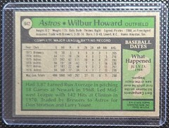 1979 Topps Wilbur Howard #642 Houston Astros
