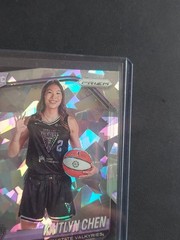 2025 WNBA Prizm #143 Kaitlyn Chen – Cracked Ice (RC) Golden State Valkyries