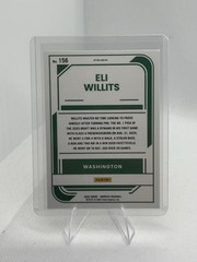 2026 Panini Donruss Black Optic Circles Eli Willits Rated Prospect #156