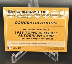 2023 Topps Series 1 – 1988 Topps 35th Anniversary JJ Bleday Auto /199 #88BA-JJB