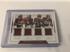 Panini National Treasures Alabama Crimson Tide Team Quads TQ-ABCO /99 MEM*
