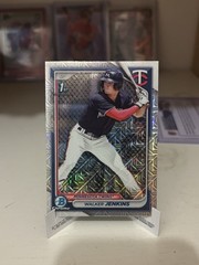 WALKER JENKINS 2024 BOWMAN CHROME MEGA BOX #BCP-43 1ST PROSPECT MOJO REFRACTOR