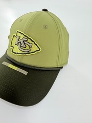Kansas City Chiefs New Era 39Thirty Size M/L USA Salute to Service Green Hat Cap