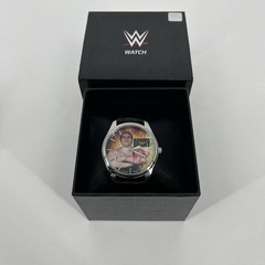 WWE Andre The Giant Watch Men&rsquo;s Size Black Leather Band Game Time New