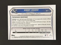 2026 Bowman Kendry Chourio BP-7 1st Purple Pattern /250 Kansas City Royals