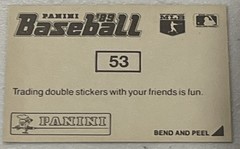 Wrigley Field 1989 Panini Stickers #53 Chicago Cubs Pack Fresh