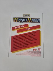 2026 WWE Topps Chrome Wrestlemania Recall #WMR-8 Hillbilly Jim, Legend