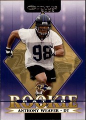 2002 Donruss #282 Anthony Weaver RC – FB