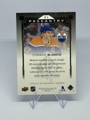 2024-25 Sp Authentic – Pageantry Connor McDavid, Connor McDavid #P-1