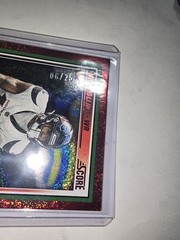 2025 Panini Score Football Dots Red Parallel /25 Nico Collins