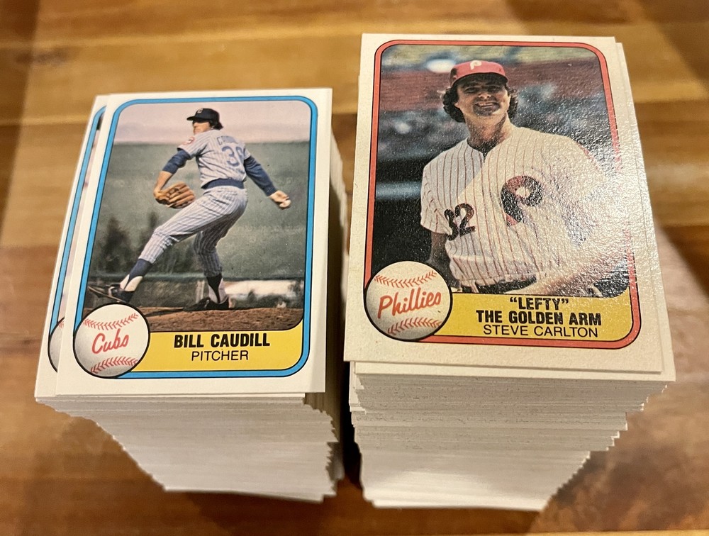 1981 Fleer Baseball Cards 401-660 (EX-NM) – You Pick – Complete Your Set