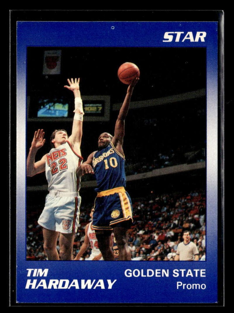 1990-91 Star Tim Hardaway Promo RC Rookie Golden State Warriors FX5056