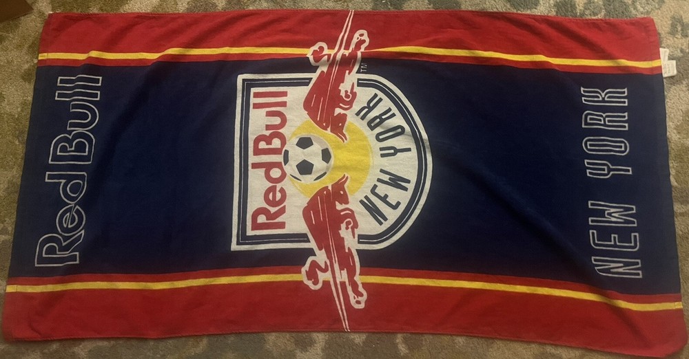 60&Prime; X 30&Prime; New York Red Bulls Towel Major League Soccer MLS Blue