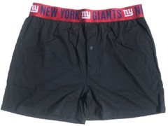 New York Giants Mens Dark Grey Title Boxer Shorts