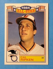 Cal Ripken, Jr 1985 Topps Commemorative Set 1984 All-Star Game #16 of 22 ORIOLES