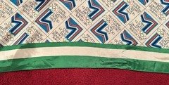 1980 XIII Olympic Winter Games Lake Placid Scarf by Athalon 100% Acetate