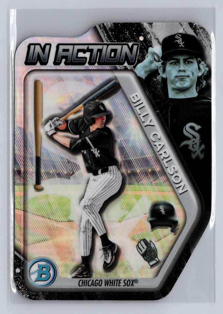 2025 Bowman Draft #BIA-19 Billy Carlson Bowman In Action