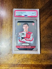 2016 Ryan Blaney RC PSA 10 Prizm Rookie NASCAR GEM MINT