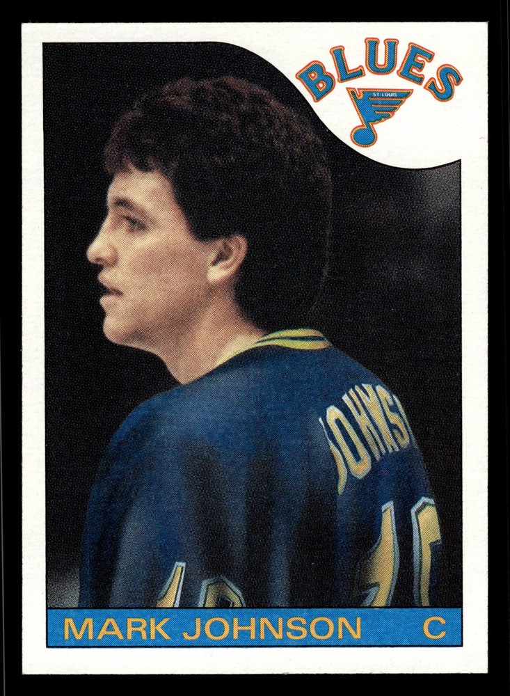 1985-86 Topps Mark Johnson #44 – St. Louis Blues – NM+