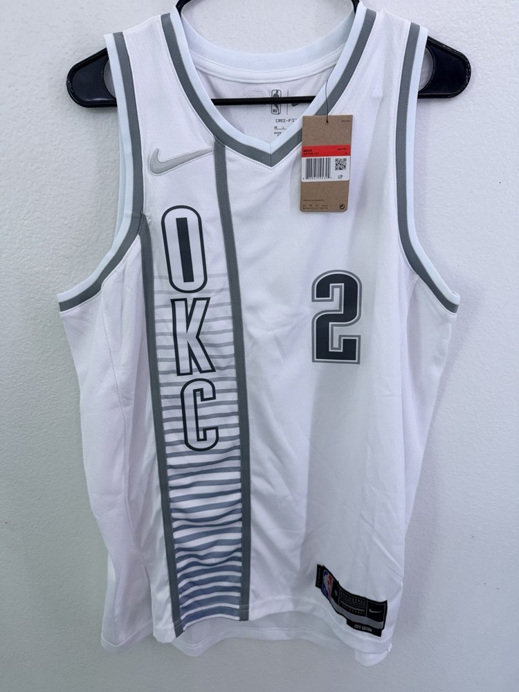 OKC Shai Gilgeous Alexander 2021 City Edition Jersey Size Large