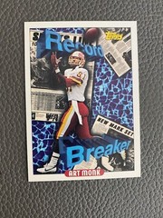 1993 Topps Football Card #1 Art Monk – Record Breaker Card – Redskins