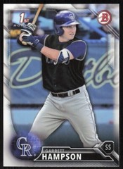 2016 Bowman Draft Garrett Hampson 1st #BD-63 – Colorado Rockies – QTY! (B)