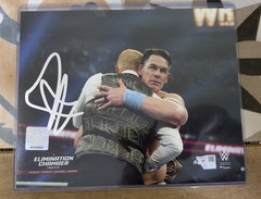 WWE GOAT JOHN CENA SIGNED 8×10 HEEL TURN PHOTO ELIMINATION CHAMBER FANATICS CERT