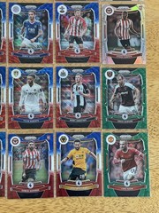 2021 Panini Prizm Premier League 24 Card Prizm Lot Red White Blue /Green /Silver