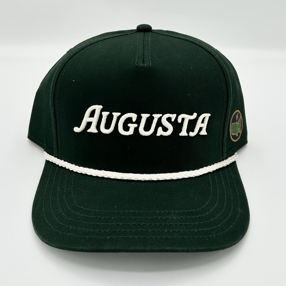 Masters 2026 Brand New Dark Green SnapBack Hat Golf Augusta American Needle