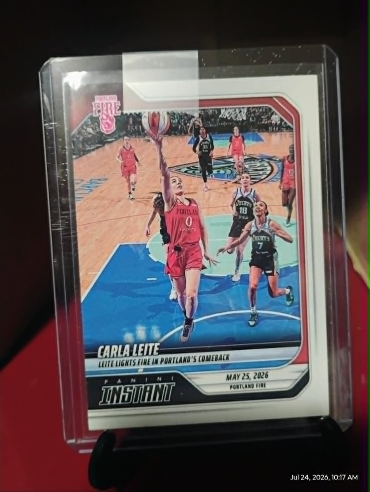 2026 Panini Instant WNBA Carla Leite #91 Portland Fire PR:204 Ships ASAP