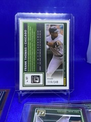 2025 Donruss Frank Thomas Purple Optic Prizm /49 /99 /149 /199 Green Orange Holo