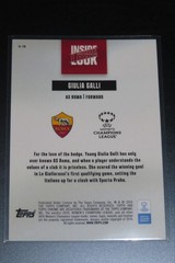 GIULIA GALLI RC Rookie Inside Look IL-14 – 2025/2026 Topps Chrome UEFA Roma