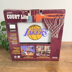 NOMA NBA Hanging Court Lite Los Angeles Lakers Man Cave Vintage