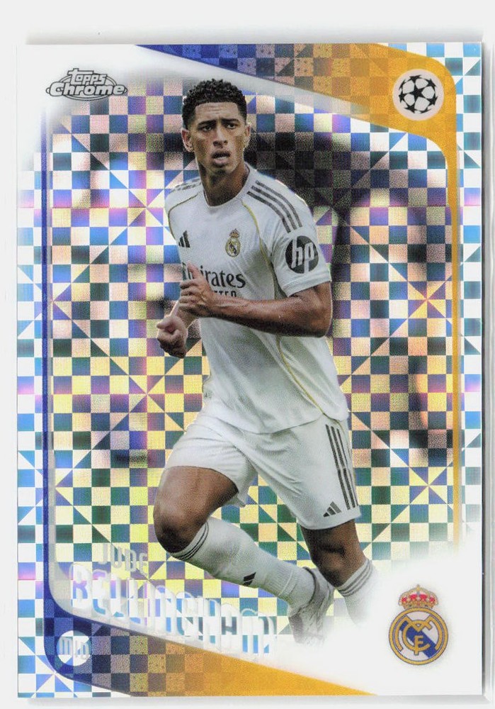 2025-26 Topps Chrome UEFA Club Competitions #64 Jude Bellingham X-Fractor