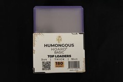 (10) Humongous Hoard 3&Prime; x 4&Prime; Basic 180Pt Thick Top Loaders Pack