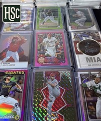 Baseball MLB – 100 Card Lot – Rookies, Parallels, Memorabilia, Autos, Numbered