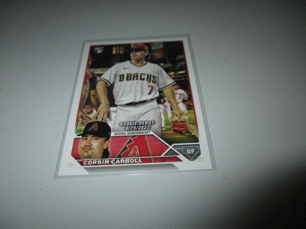 Corbin Carroll 2023 Topps Update Rookie Debut RC #US244