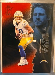 ☆Red Variation☆ 2025 Topps Signature Round 1 Pick 6 Insert Justin Herbert #30