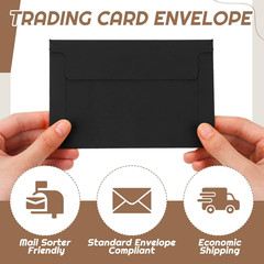 200 Pcs Trading Card Shipping Set 4 » X 6 » Card Envelopes and Shipping Protecto