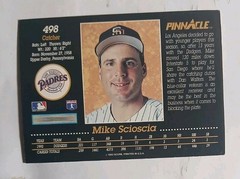 1993 Pinnacle – Mike Scioscia #498